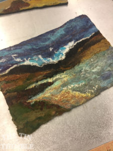 LEVEL 1: Wet Felted Mini Wall Hanging with Sharon Mansfield @ Loomis | California | United States